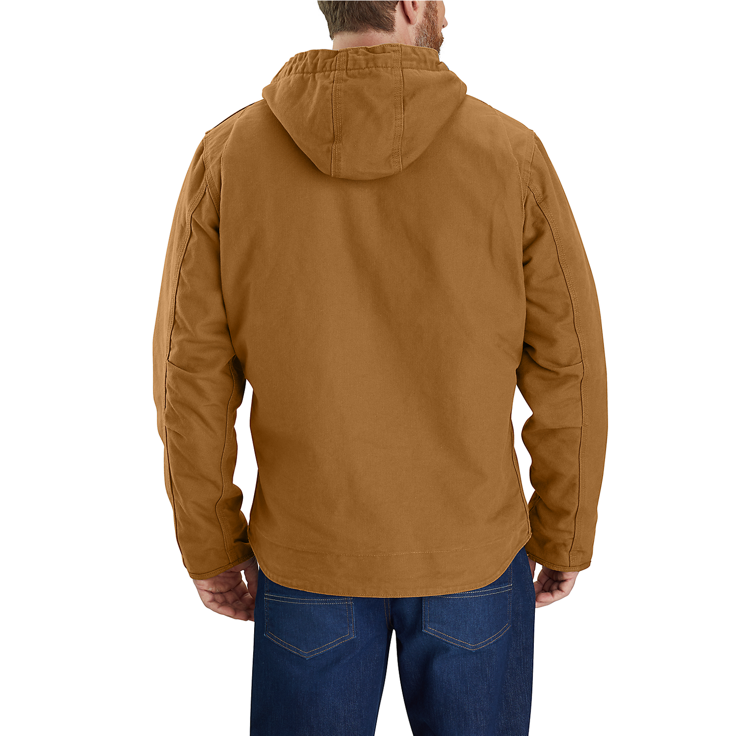 Carhartt Men's Sherpa Lined Jacket Washed Duck - 104392 CB