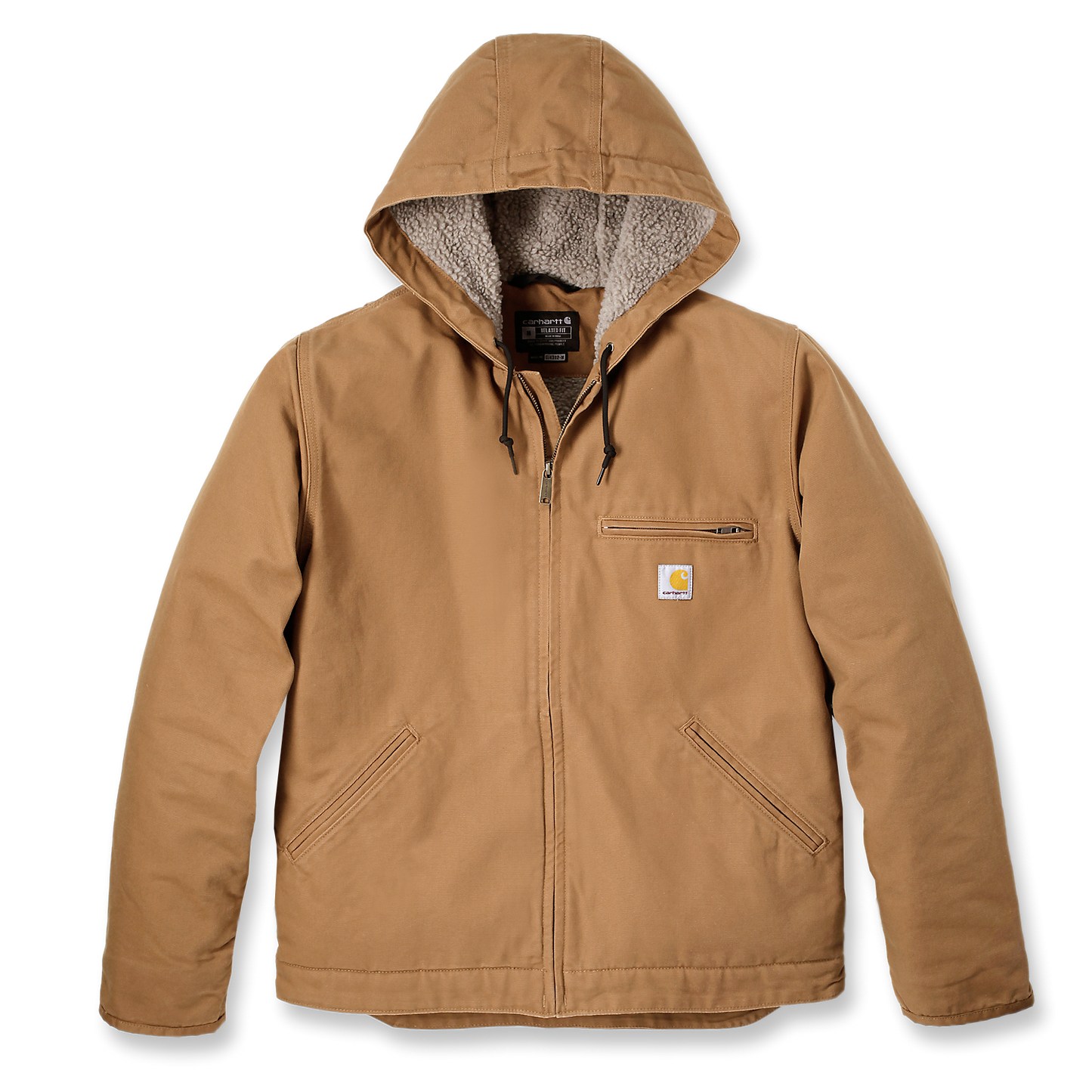 Carhartt Men's Sherpa Lined Jacket Washed Duck - 104392 CB