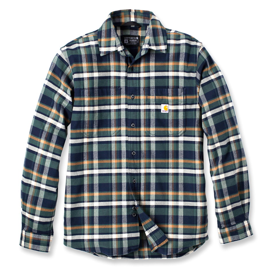 Carhartt Men's Flannel Long-sleeve Plaid Shirt - 106352 LAST SIZE