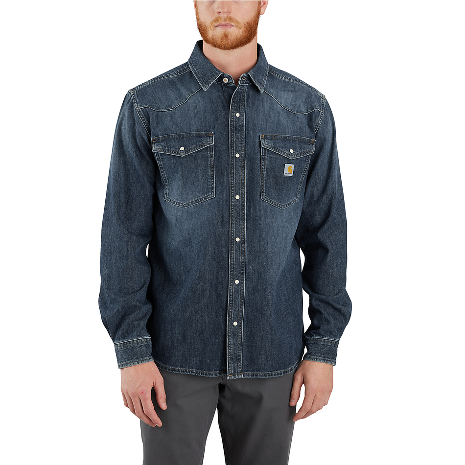 Carhartt Montana Denim Snap Front Shirt - 106429 HK3