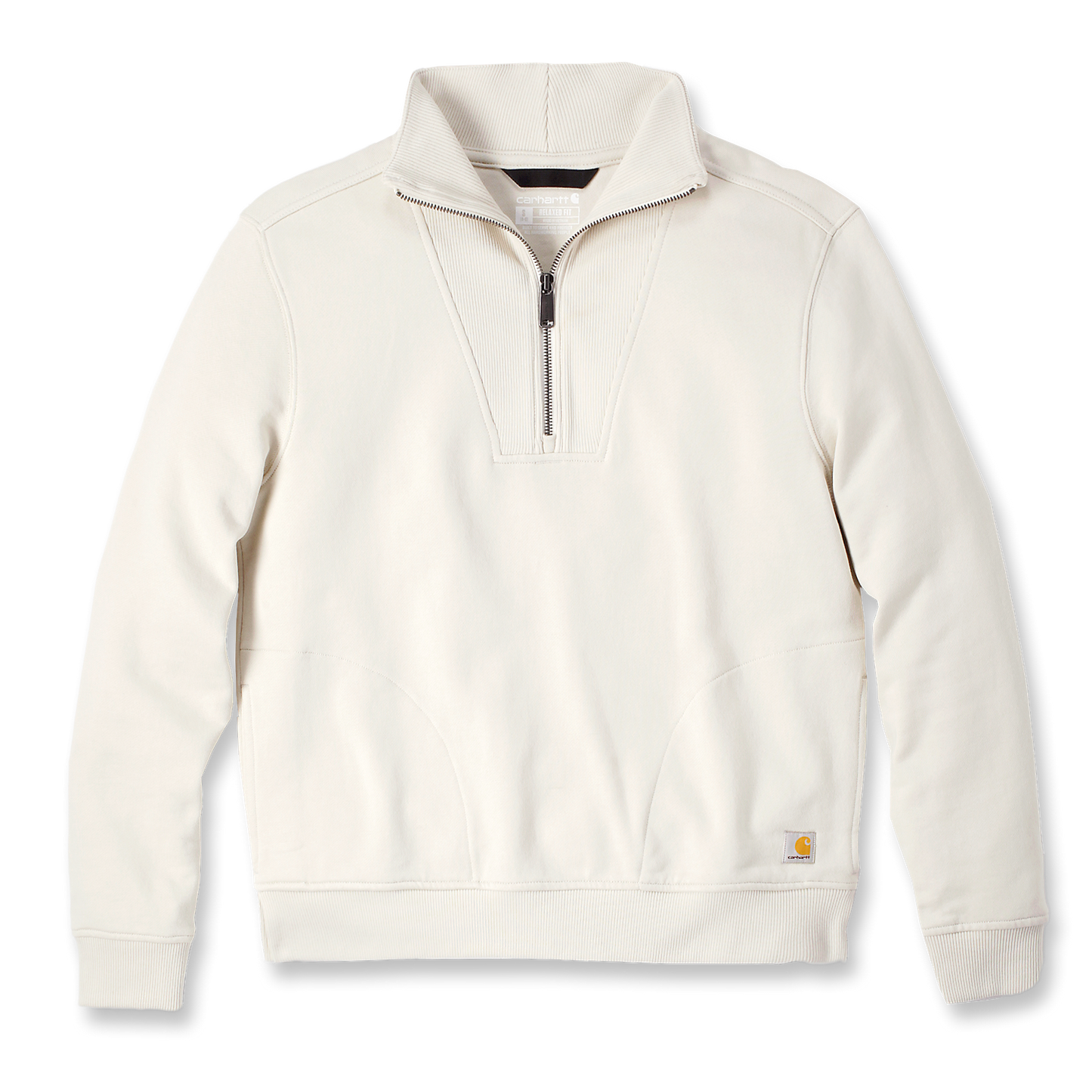 Carhartt Tencel Fibre Halfzip Sweatshirt - 106451 - A16 Oat Milk