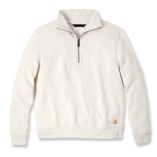 Carhartt Tencel Fiber Halfzip Sweatshirt - 106451 - A16 Oat Milk