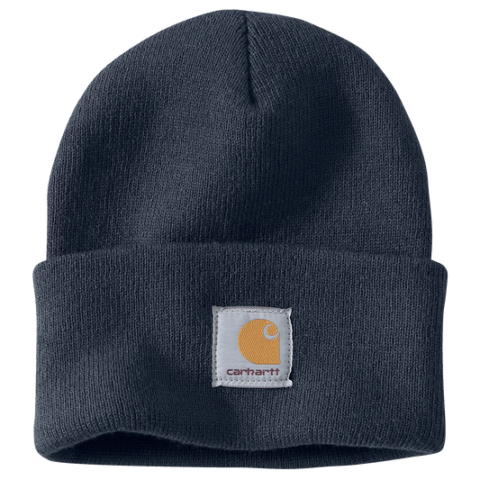 Uhrenmütze "Beanie" marineblau