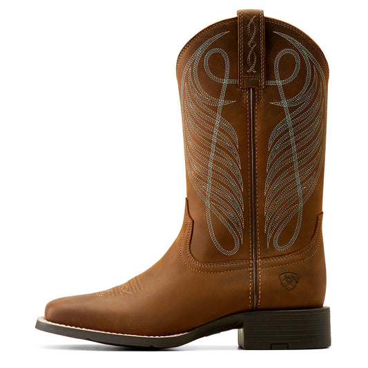 Ariat Women's Round Up Wide Square Toe Western Boot