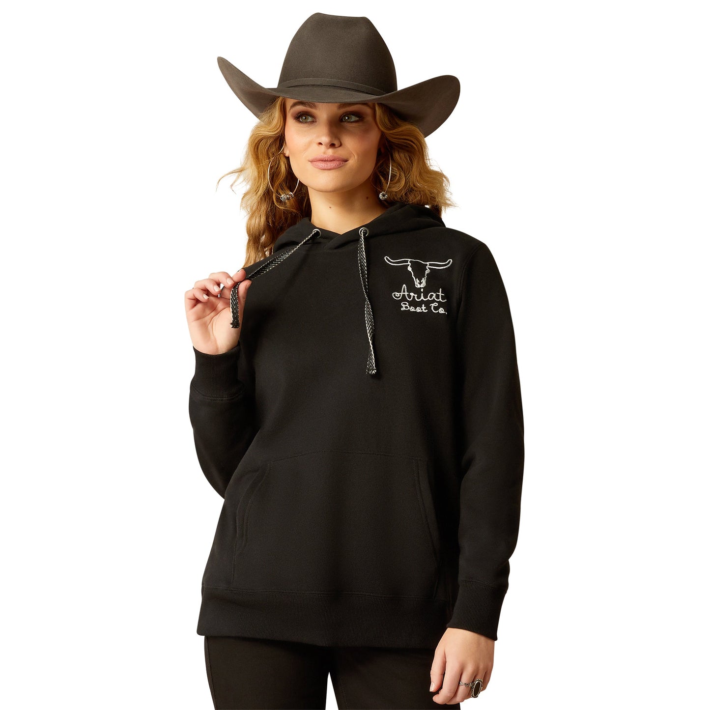 Ariat Women's Stitch Hoodie - Black 10051999