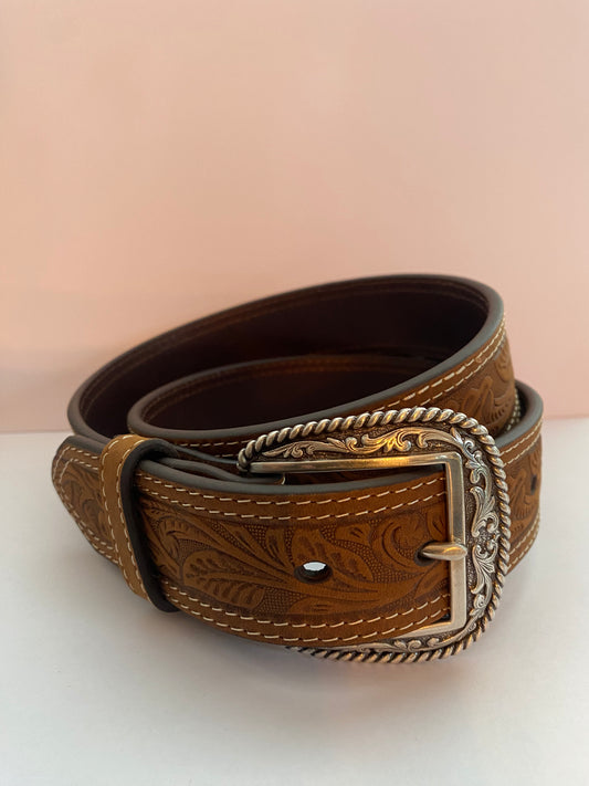 Ariat Tooled Double Stitched Belt - 10021248