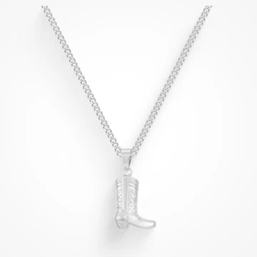 Cowboy Boot Necklace Gold/Silver