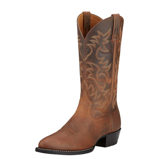 Heritage western R toe voor heren - Distressed Brown