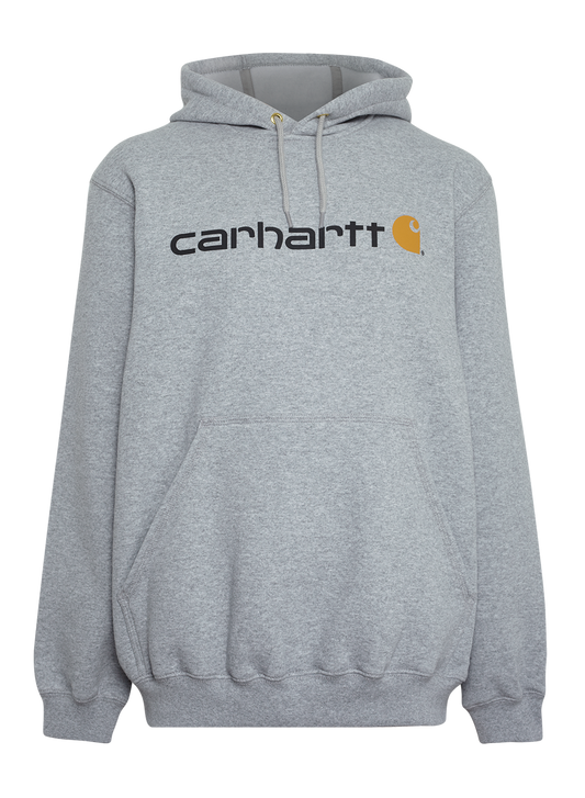 Carhartt Signature-Logo-Pullover grau meliert 100074