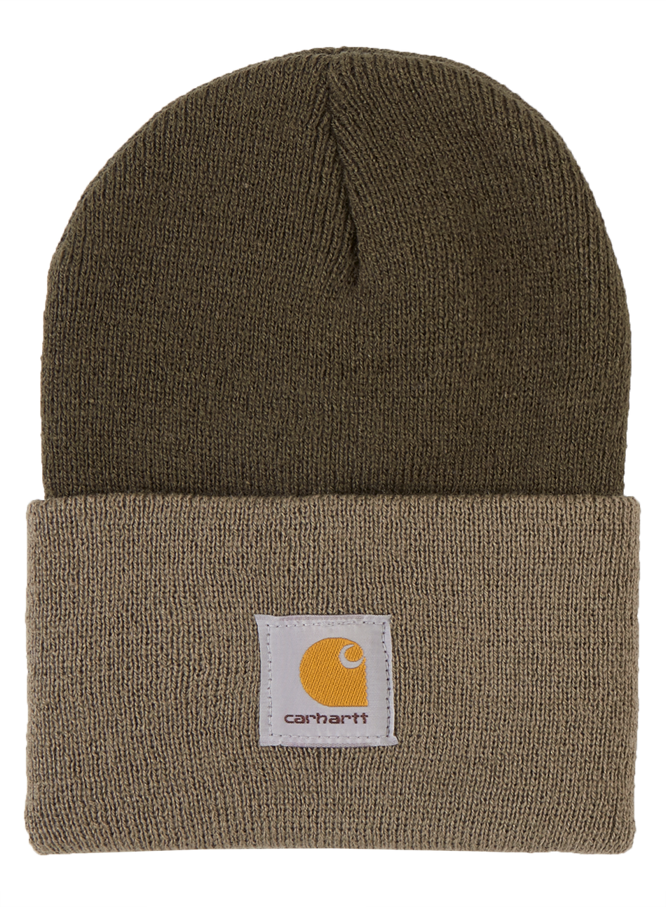 Uhrenmütze "Beanie" dunkelgrün/Treibholz