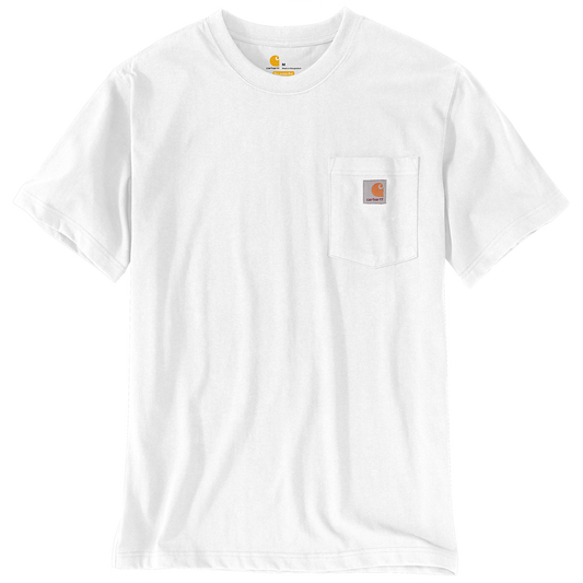 Carhartt K87 Pocket T-shirt - 103296 White