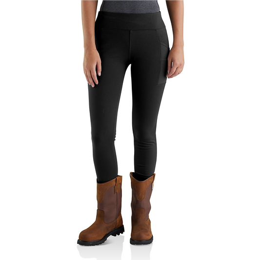 Carhartt Force Fitted Lichtgewicht Legging - Zwart 103609