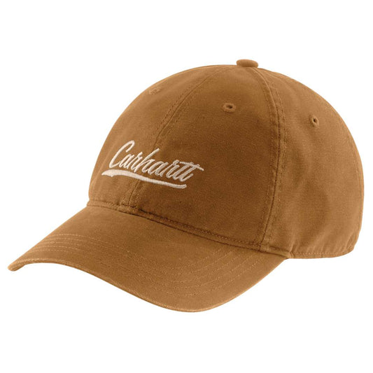 Canvas Script Schirmmütze - Carhartt braun