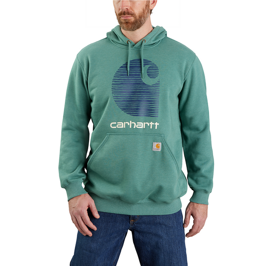 Carhartt Rain Defender Hoodie - Slate Green Heather 105431