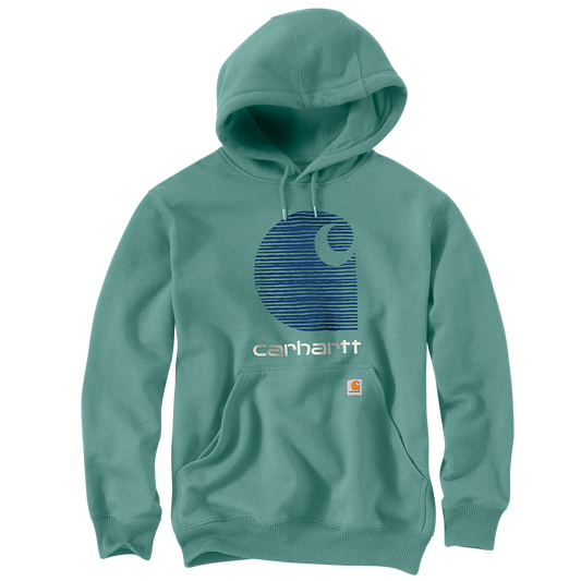 Carhartt Rain Defender Hoodie - Slate Green Heather 105431