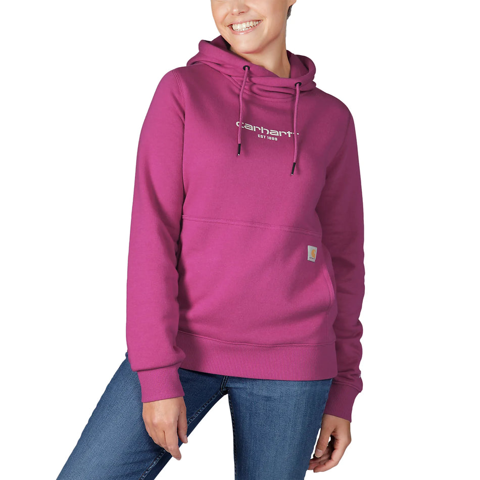 Carhartt Women's Force Lightweight Sweatshirt - Magenta Agate 105573