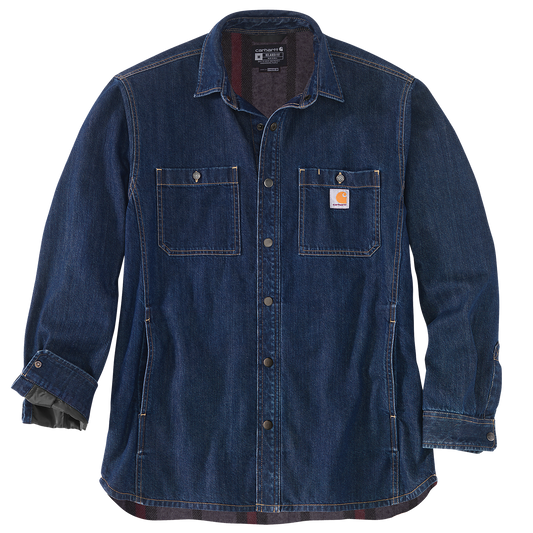 Carhartt Denim Fleece Shirt-Jac 105605