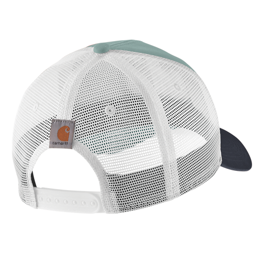 Carhartt Canvas Mesh-back Core Graphic Cap - Blue surf 105692