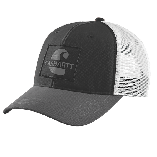 Carhartt Canvas Mesh-back Core Graphic Cap - Black 105692