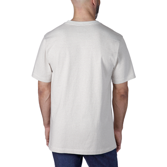 Carhartt Relaxed S/S T-shirt met zak en strepen - 106145 W29