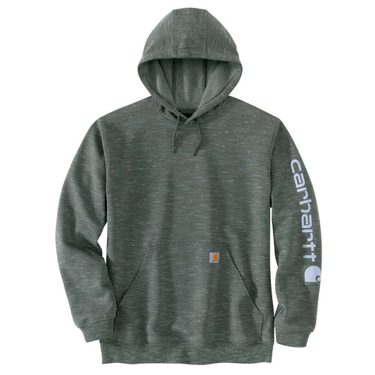 Carhartt Hooded Sleeve logo sweater - K288 Elm space dye