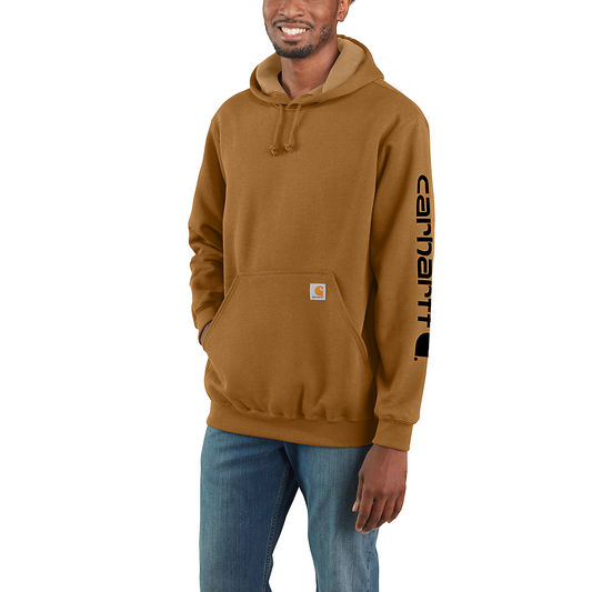 Carhartt mouwlogo - K288 Carhartt Brown