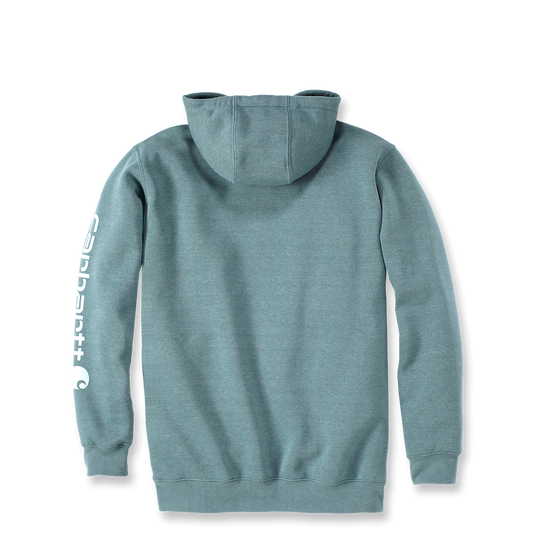 Carhartt mouwlogo - Sea Pine Heather K288 GE1