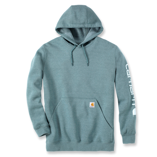 Carhartt mouwlogo - Sea Pine Heather K288 GE1