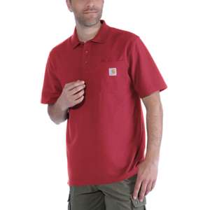 Work Pocket Polo Men - Red K570