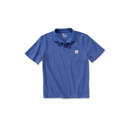 Work Pocket Polo Men - Dark Cobalt Blue Heather K570