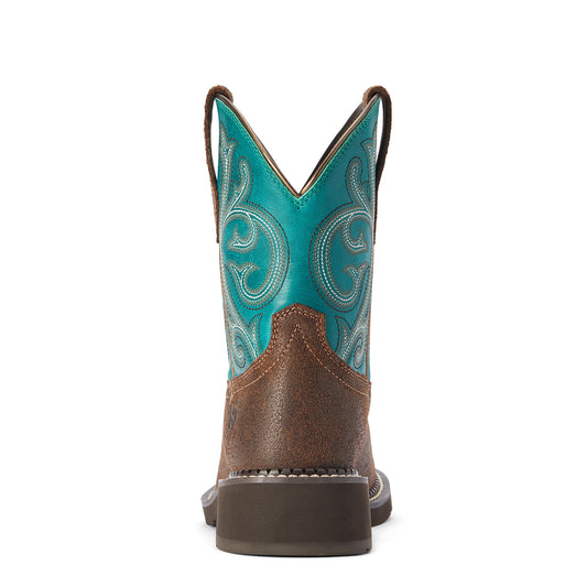 Ariat Women's Fatbaby Heritage Worn Hickory/Shamrock