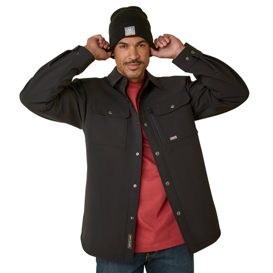 Ariat Men Rebar Dura Stretch Utility Softshell Shirt Jacket