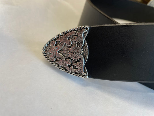 Handmade Western Belt - Black