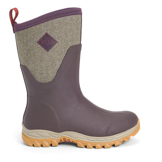 Muck Boot Arctic Sport II Mid Bordeaux/Tweed