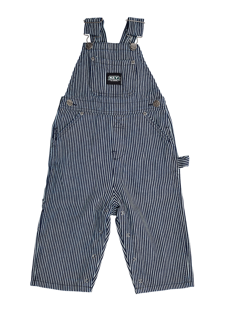 Key Baby Size Overall blau gestreift