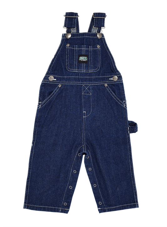 Jeans-Overall in Schlüsselgröße für Babys