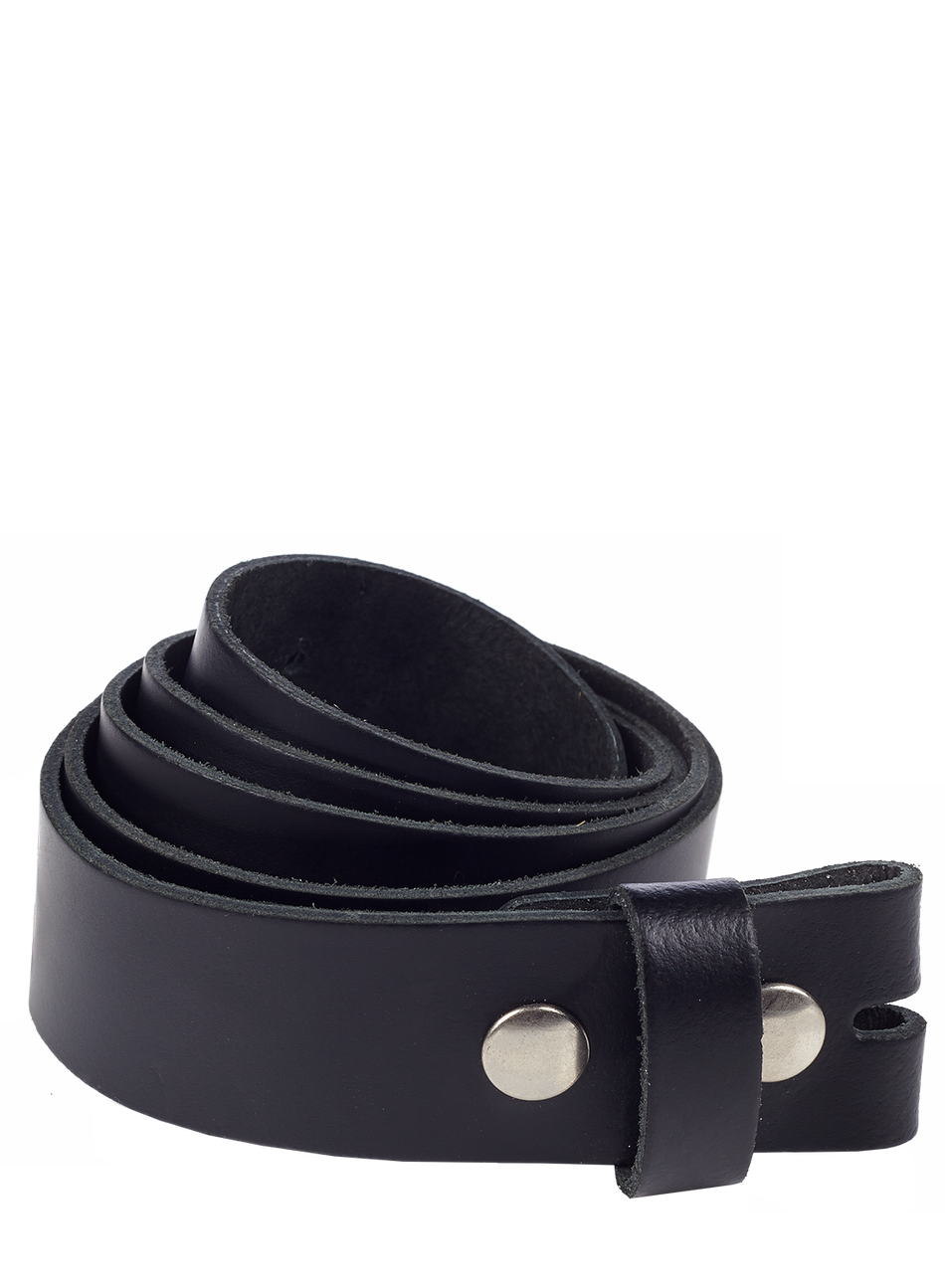 Leather belt Black